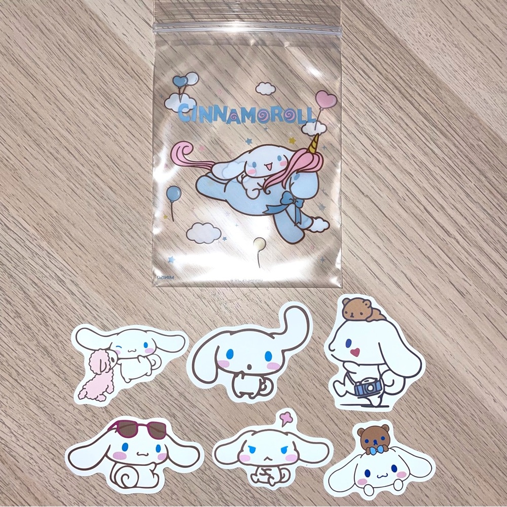 Cinnamoroll stickers * 6